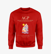 Thumbnail for Malaga-Costa del Sol Airport AGP Sweatshirt - Red