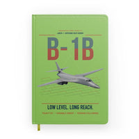 Thumbnail for B-1B Lancer design on light green notebook