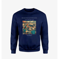 Thumbnail for VINTAGE G4221 - The Rooftop Spotting Deck - Designed Sweatshirts design on navyblue
