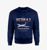 Thumbnail for Handley Page Victor K.2 design on navy blue sweatshirt