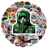 Thumbnail for 50 Pieces Fighter Military Suit Sticker - view 4