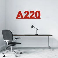 Thumbnail for Customisable Airbus A220 Metal Sign - view 4