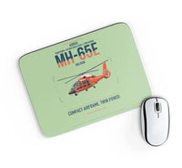 Thumbnail for Airbus MH-65E Dolphin design on light green rectangle mouse pad