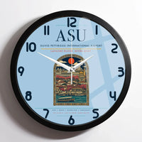 Thumbnail for Silvio Pettirossi International Airport ASU Wall-Clock Framed - Light Blue