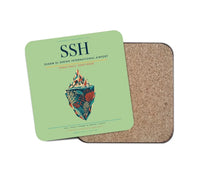 Thumbnail for Sharm El Sheikh International Airport (SSH) design on light green 1 piece coaster