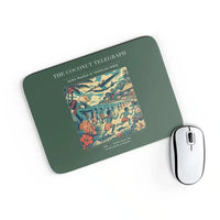 Thumbnail for VINTAGE G4402 - The Coconut Telegraph - Designed Mouse Pads design on darkgreen rectangle