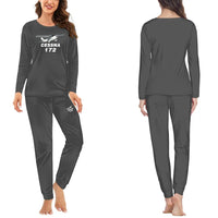 Thumbnail for The Cessna 172 women pajamas - Gray