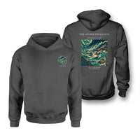 Thumbnail for VINTAGE G4074 - The Storm Diversion - Double-Side Hoodie design on darkgray double side