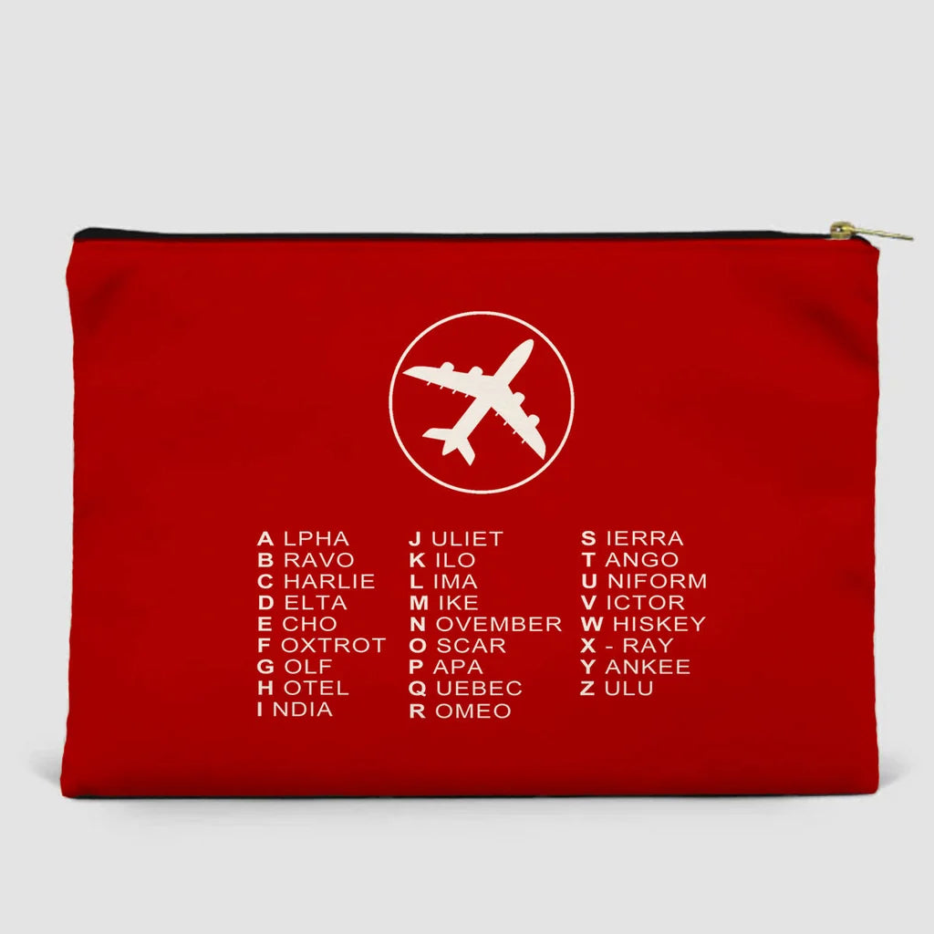 Aviation Alphabet Zipper Pouch - view 4
