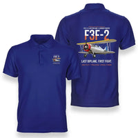 Thumbnail for F3F-2 LAST BIPLANE design on blue polo