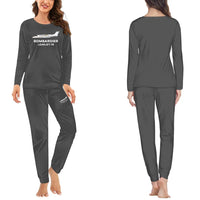 Thumbnail for The Bombardier Learjet 75 women pajamas - Gray