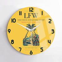 Thumbnail for Lome-Tokoin International Airport (LFW) design on yellow no frame wall clock