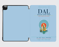 Thumbnail for Dallas Love Field (DAL) design on light blue ipad tablet case