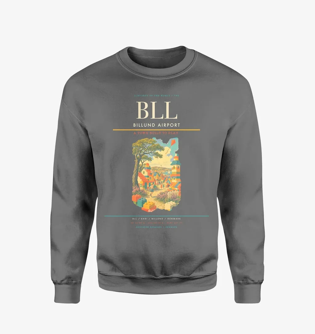 Billund Airport BLL Sweatshirt - Gray