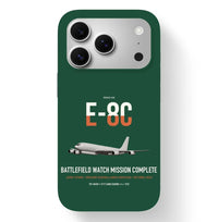 Thumbnail for E-8C Joint STARS design on dark green magsafe iphone case, for iPhone 17 Pro