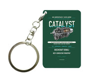 Thumbnail for CATALYST Key Chain design on dark green key chain