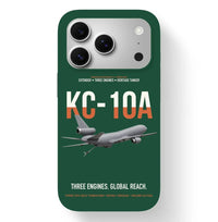 Thumbnail for KC-10A EXTENDER design on dark green magsafe iphone case, for iPhone 17 Pro