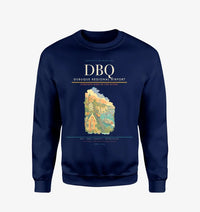 Thumbnail for Dubuque Regional Airport (DBQ) design on navy blue sweatshirt