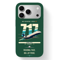 Thumbnail for Boeing 717-200 design on dark green magsafe iphone case