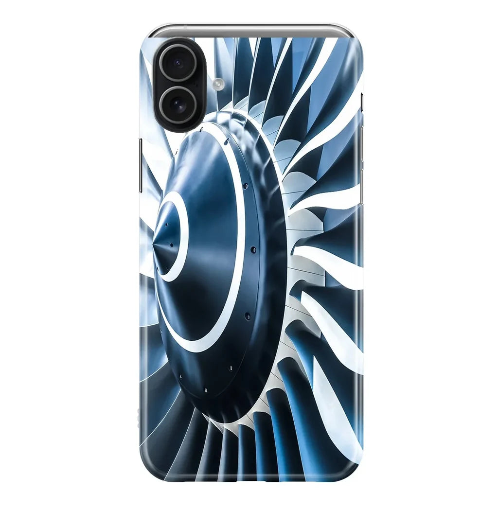 Blue Toned Super Jet Engine iPhone Case - view 4