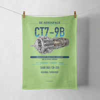 Thumbnail for CT7-9B design on light green towel