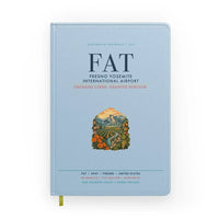 Thumbnail for Fresno Yosemite International Airport (FAT) design on light blue notebook