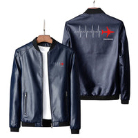 Thumbnail for Aviation Heartbeats Leather Jacket - view 4