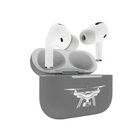 Thumbnail for Drone Silhouette AirPods Pro plastic case - Dark Gray