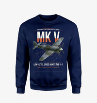 Thumbnail for Hawker Tempest Mk V design on navy blue sweatshirt