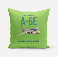 Thumbnail for A-6E Intruder design on light green pillow