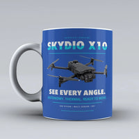 Thumbnail for X10 Mug design on blue skydio