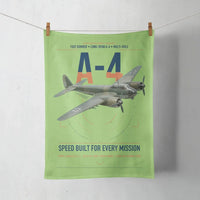 Thumbnail for Junkers Ju 88A-4 design on light green towel