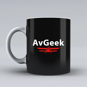 Avgeek Ceramic White Mugs
