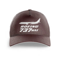 Thumbnail for The Boeing 737Max printed hat - brown
