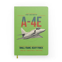 Thumbnail for A-4E Skyhawk design on light green notebook