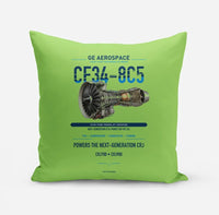 Thumbnail for CF34-8C5 design on light green pillow