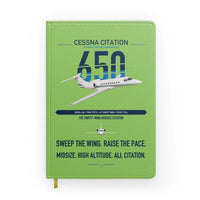 Thumbnail for Cessna Citation 650 - Citation III design on light green notebook
