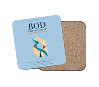 Thumbnail for Bordeaux Airport (BOD) design on light blue 1 piece coaster
