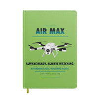 Thumbnail for Percepto Air Max design on light green notebook