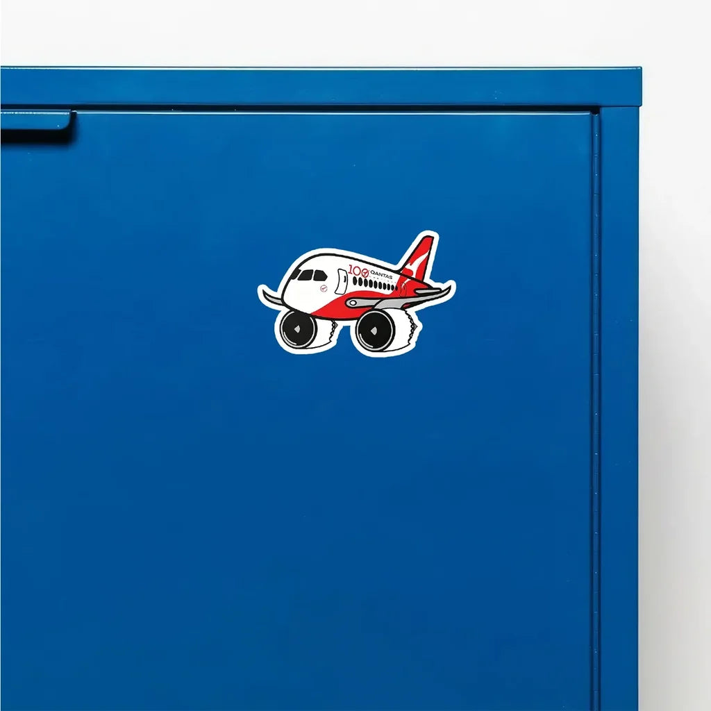 Qantas Boeing 787 100th Year Airplanes sticker