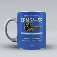 Thumbnail for Mug design on blue cfm56 5b