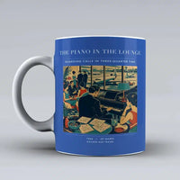 Thumbnail for VINTAGE G4301 - The Piano In The Lounge - Ceramic Mug design on blue
