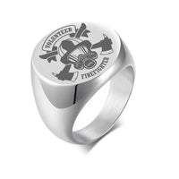 Thumbnail for Customisable Volunteer Firefighter Design 20MM Ring - view 4