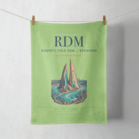 Thumbnail for Roberts Field (RDM) design on light green towel