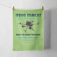 Thumbnail for Inspired Flight IF800 Tomcat design on light green towel
