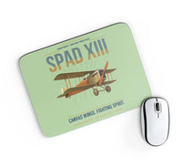 Thumbnail for SPAD XIII design on light green rectangle mouse pad