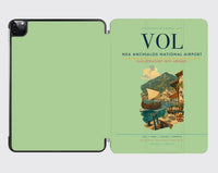 Thumbnail for Nea Anchialos National Airport (VOL) design on light green ipad tablet case