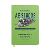 Thumbnail for AE 2100D3 design on light green notebook