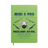 Thumbnail for DJI Mini 5 Pro design on light green notebook
