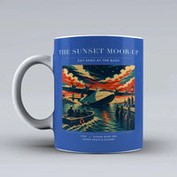 Thumbnail for VINTAGE G4277 - The Sunset Moor-Up - Ceramic Mug design on blue